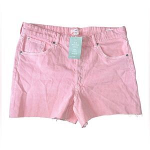 🐘NWT H&M Pink Raw Hem Shorts